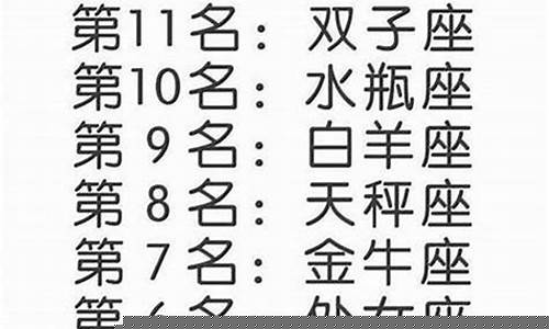 白羊座配对星座排名表-白羊座配对星座排行