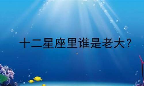 十二星座里谁是老大-十二星座里谁是老大的星座关系