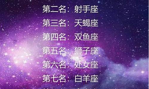 十二星座记仇排行榜-十二星座记仇排名