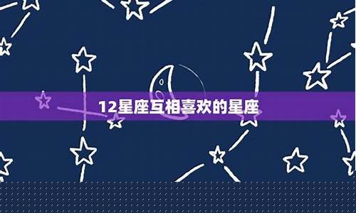 十二星座互相喜欢的星座-十二星座相互喜欢的五大星座