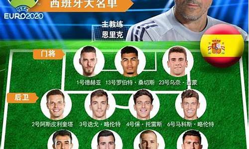 西班牙队球员名单世界杯-西班牙队球员名单