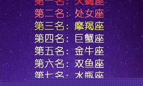 12星座深情排名-12星座谁最深情专一